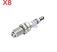 OPEL Zafira Corsa Astra Vectra BOSCH Zündkerze x8 Stück 1.0-3.2L 1981-