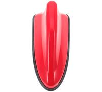 Operitacx Auto Haifischantenne Dachantenne und Wasserdichtem Abs Silikon Material mit Verbessertem Signalempfang in Rot für Selbstgemacht Autozubehör Dekoration