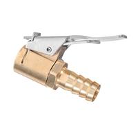 Operitacx Reifenfüller Adapter mit Verriegelungsclip aus Eisen Schnelles Anschlussstück für Autoreifen Robust und Bruchfest für Notfallsituationen im Fahrzeug