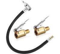 Opopark Ventilverlängerung Set 35cm Reifenfüllschlauch mit 2x 8mm Hebelstecker