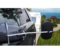 Oppi Caravanspiegel Spiegelhalter für Volkswagen Sharan (2015-2019), Tiguan (2007-2016), Seat Alhambra (2015-2019) silber