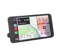 OPPWONG 6,5-Zoll-Bildschirm für das Auto, Tragbarer Kabelloser Touchscreen mit Bluetooth, GPS-Navigation und Sprachsteuerung, Kompatibel mit Auto