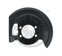 OPTIMAL 1x Ankerblech/Spritzblech Vorne Links Kompatibel mit NISSAN Qashqai/Qashqai +2 I J10, NJ10 41161JD01A 41161JG00A 41161JU00A schwarz Stahlblech