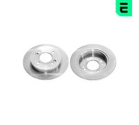 OPTIMAL 2x Bremsscheibe hinten Ø234 mm Voll für KIA Picanto SA 1.1 1.0 TA 1.2