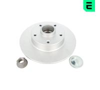 OPTIMAL Bremsscheibe 702976BS0 hinten 260 mm rechts/links für RENAULT
