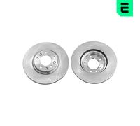 OPTIMAL 2x Bremsscheibe vorne Ø283 mm beschichtet für Peugeot 407 SW 6E_ 2.0