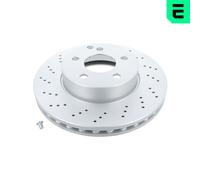 Optimal Bremsscheibe BS-8248HC - vorne rechts/links, gelocht innenbel. 295 mm - 2x für Mercedes-Benz