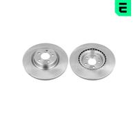 OPTIMAL 2x Bremsscheibe vorne Ø345 mm belüftet für Audi A4 Avant 8K5 B8 2.0