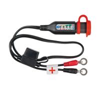 OPTIMATE Ladekabel mit Statusanzeige für 12V Blei Akkus