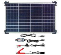 Optimate Solar Duo 40W Solarpanel Batterieladegerät 12V - Intelligentes 6-Stufen Solar Ladegerät mit 3,3A Regler für Auto, Motorrad, Boot - Für AGM, Gel, STD und LiFePO4 Batterien