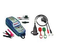 OptiMATE TM220-4A Batterieladegerät OptiMate5, Blue, 5 Start/Stop 12V 4A & O-01 Zubehör O1 (SAE), Blue