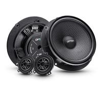 Option 100% Plug & Play Lautsprecher System Frontsystem kompatibel mit VW Golf 7 VII (Typ AU) | 16,5cm Lautsprecher-System 2-Wege Komponenten - inkl. Dämmung
