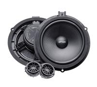 Option Lautsprecher kompatibel mit Ford Fiesta (MK8 / JHH) - 16,5cm, 50 Watt RMS, 4 Ohm, 2-Wege Komponenten Lautsprecher (Plug & Play)