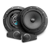 Option Lautsprecher Set 16cm kompatibel mit VW T5/T6 Transporter, Reisemobile, Camper - fahrzeugspezifisches 2-Wege Frontsystem mit 20mm Hochtöner, 55 WRMS, 3 Ohm, hoher Wirkungsgrad 88dB