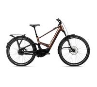Orbea MUGA 10 - Trekking E-Bike mit Riemenantrieb - 2026 - 29"/27.5" | Metallic Rust - Diamond Black (matt) M
