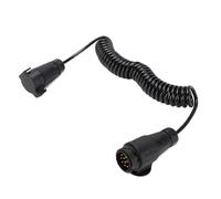Oreilet 13-poliger Stecker auf 7-polige Steckdose, Anhänger-Verlängerung 9,8Fuß Spiral-Stromverlängerungskabel Anhänger-Verkabelungsstecker Verlängerungsfeder Seil-Adapter-Anschluss