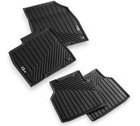 Original Audi Q4 e-tron Gummimatten Gummifußmatten schwarz Set vorne + hinten