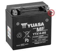 Yuasa Motorradbatt. YTX14BSCP 12V/12Ah