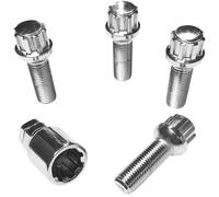 Original BIMECC Felgenschlösser Felgenschloss M14x1,5x35mm Kugelbund R14 für VW