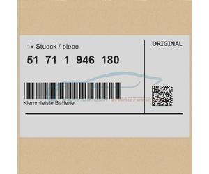 Original BMW 51711946180 - Klemmleiste Batterie Z3
