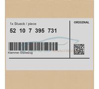 Original BMW 52107395731 - Klammer Sitzbezug
