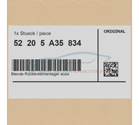 Original BMW 52205A35834 - Blende Rückenlehnenlager aussen rechts