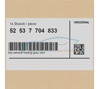 Original BMW 52537704833 - Sitz beheizt niedrig grau vorne K44