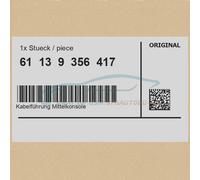 Original BMW 61139356417 - Kabelführung Mittelkonsole