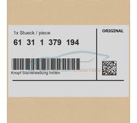 Original BMW 61311379194 - Knopf Sitzverstellung hinten