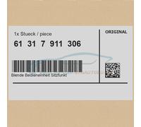 Original BMW 61317911306 - Blende Bedieneinheit Sitzfunktionen re.