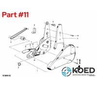 Original BMW Abdeckung Oberteil links 52101853353