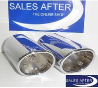 Original BMW Auspuffblende 5er E60 E61 Endrohrblende Chrom 520-530