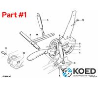 Original BMW Liegesitzbeschlag innen rechts 52101906416