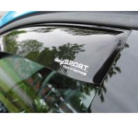 Original ClimAir WINDABWEISER vorn schwarz passend für VW Golf Sportsvan 2014+