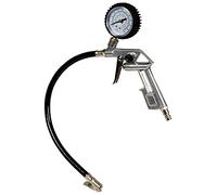 Original Einhell Reifenfüllmesser (Kompressor-Zubehör, Manometer mit Druckanzeige in kPa, Bar, psi und kg/cm², Arbeitsdruck 0-8 bar, 37 cm Schlauch)