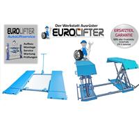 Original Eurolifter mobile Kurzhub Scheren Hebebühne 3to ultraflach nur 105mm