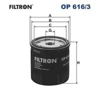 Ölfilter FILTRON OP616/3