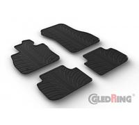 Original Gledring Passform Gummimatten 4 Tlg.+Fixing - BMW 1 Serie F40 09.2019->