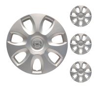 ORIGINAL GM Opel Radkappen Radblenden Satz SILBER 15 Zoll (4 Stück) 6006266