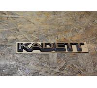 Original GM Opel Schrift Emblem KADETT hinten chrom mit schwarz 90243598 Kadett