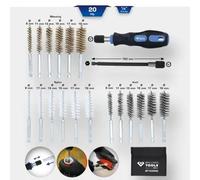 Brilliant Tools BT103000 Reinigungs-Bürsten-Satz, 20-tlg