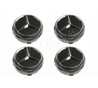 Original Mercedes AMG 75mm schwarz Felgendeckel Raddeckels x4 00040009009283
