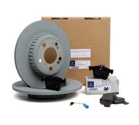 ORIGINAL Mercedes-Benz Bremsscheiben Ø 300mm + Beläge + Wako W205 S205 hinten