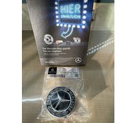 4 X ORIGINAL Mercedes-Benz Radnabenabdeckung A2224002200 75 mm NEU