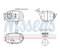 Ausgleichsbehälter, Kühlmittel NISSENS 996339