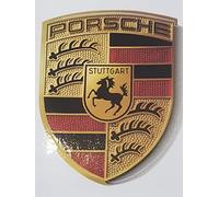 ORIGINAL Porsche Emblem Wappen Logo Aufkleber Klebeschild 6,5x5cm WAP013002