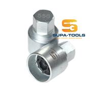 Original Seat Cupra 556 Code S Felgenschloss Original Adapter Felgenschlüssel