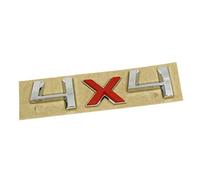 Original Skoda 4x4 Schriftzug Emblem Allrad Logo chrom tornadorot