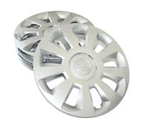 Original Skoda Citigo Radzierblenden 14 Zoll Radkappen 5Jx14 Stahlfelge silber