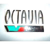 Original Skoda RS Emblem Octavia RS Schriftzug Heckklappe Heck Zeichen Aufkleber